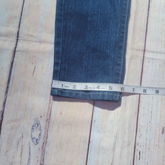 V.I.P. JEANS Women's Denim Juniors Mid Rise Regular Fit Blue Stone Wash - Picture 13 of 15